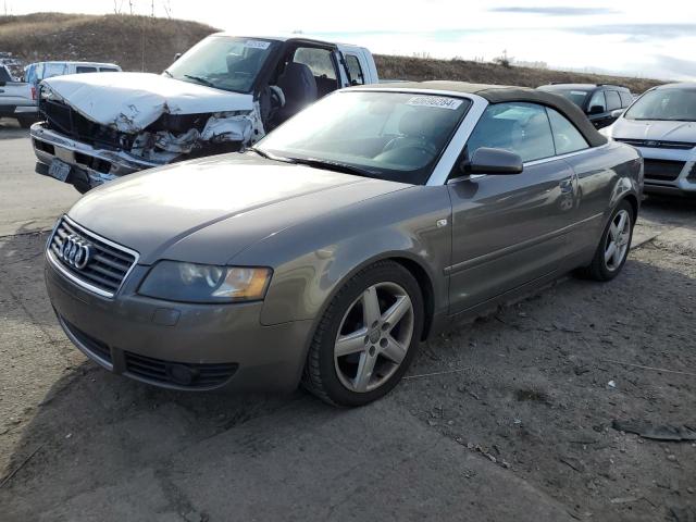 WAUAC48H04K012167 - 2004 AUDI A4 1.8 CABRIOLET GRAY photo 1