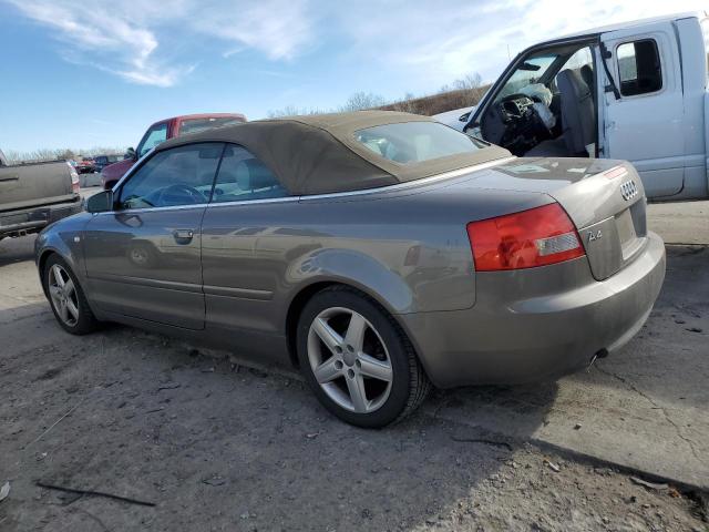 WAUAC48H04K012167 - 2004 AUDI A4 1.8 CABRIOLET GRAY photo 2