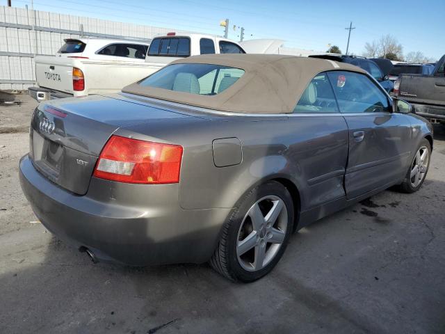 WAUAC48H04K012167 - 2004 AUDI A4 1.8 CABRIOLET GRAY photo 3