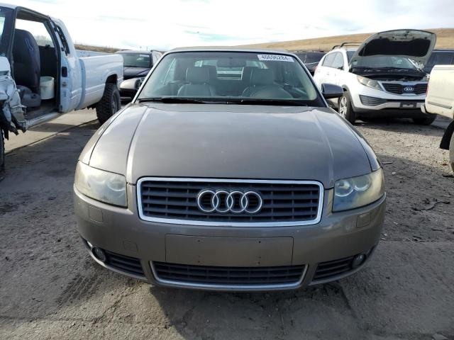 WAUAC48H04K012167 - 2004 AUDI A4 1.8 CABRIOLET GRAY photo 5