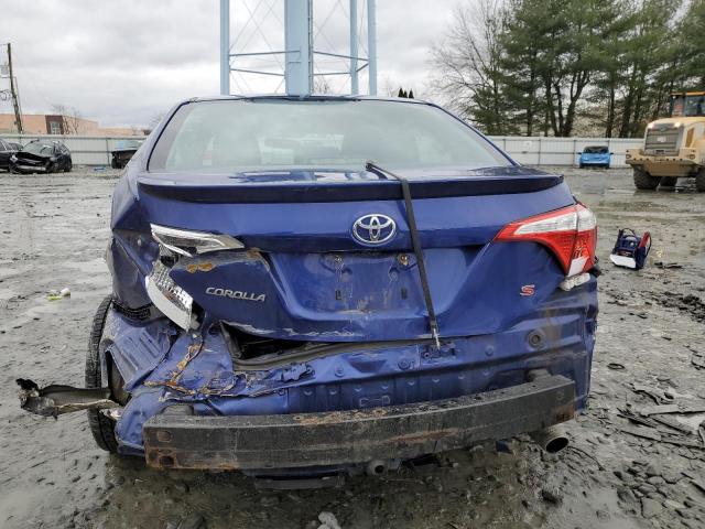 2T1BURHEXGC742522 - 2016 TOYOTA COROLLA L BLUE photo 6