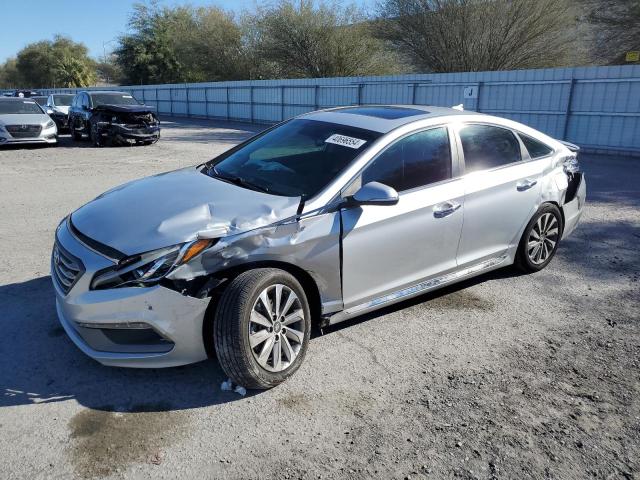 5NPE34AF7HH592177 - 2017 HYUNDAI SONATA SPORT SILVER photo 1