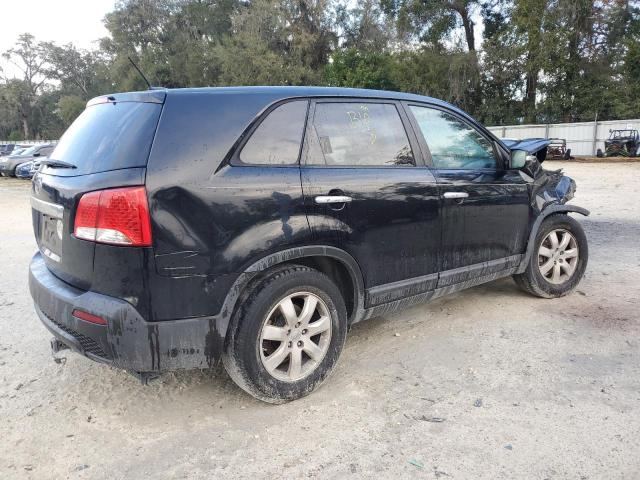 5XYKT3A12DG346480 - 2013 KIA SORENTO LX BLACK photo 3