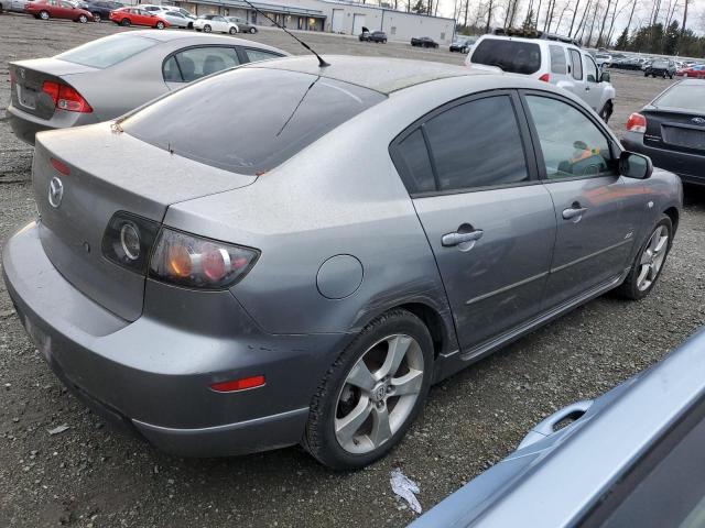 JM1BK324961497525 - 2006 MAZDA 3 S SILVER photo 3