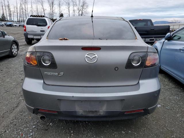 JM1BK324961497525 - 2006 MAZDA 3 S SILVER photo 6