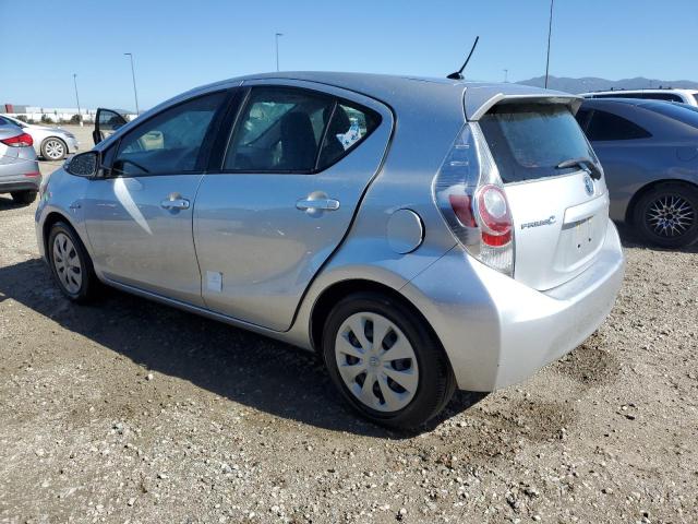 JTDKDTB37E1566356 - 2014 TOYOTA PRIUS C SILVER photo 2