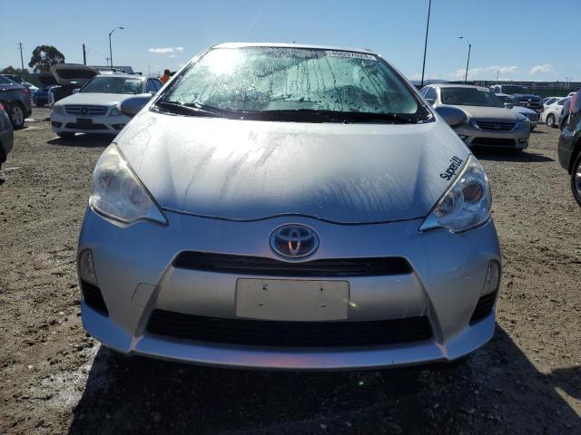 JTDKDTB37E1566356 - 2014 TOYOTA PRIUS C SILVER photo 5