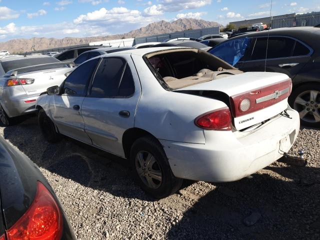 1G1JC52F237224062 - 2003 CHEVROLET CAVALIER WHITE photo 2