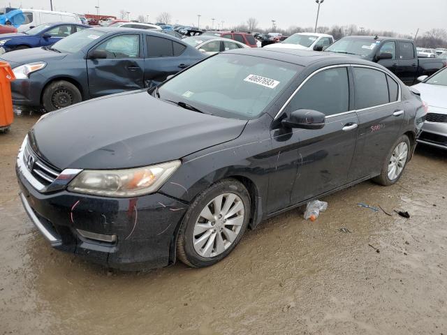 1HGCR3F90DA046438 - 2013 HONDA ACCORD TOURING BLACK photo 1