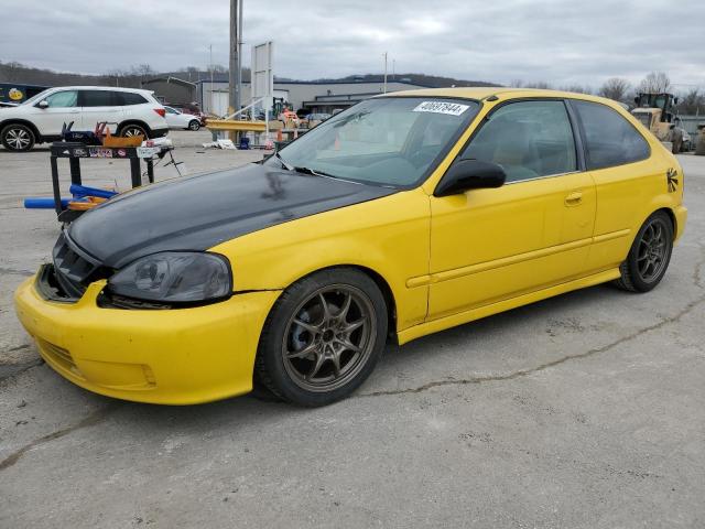 2HGEJ6447XH106150 - 1999 HONDA CIVIC DX YELLOW photo 1