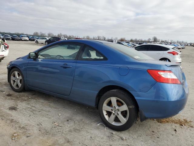 2HGFG12807H572434 - 2007 HONDA CIVIC EX BLUE photo 2