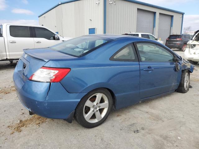 2HGFG12807H572434 - 2007 HONDA CIVIC EX BLUE photo 3