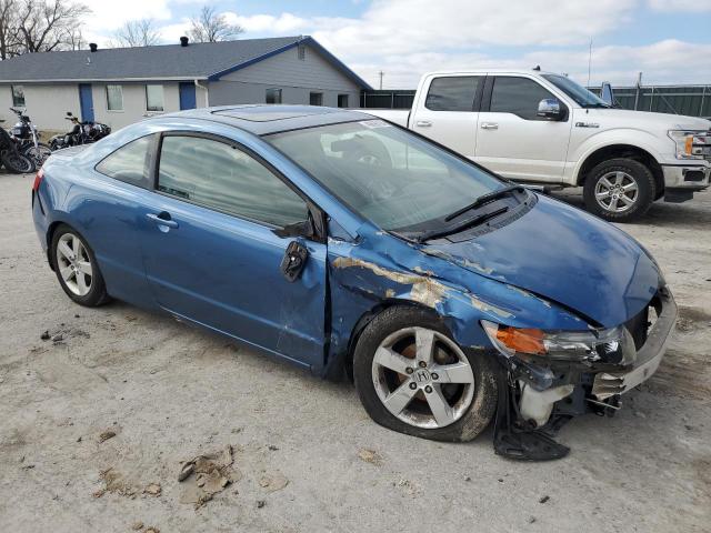 2HGFG12807H572434 - 2007 HONDA CIVIC EX BLUE photo 4