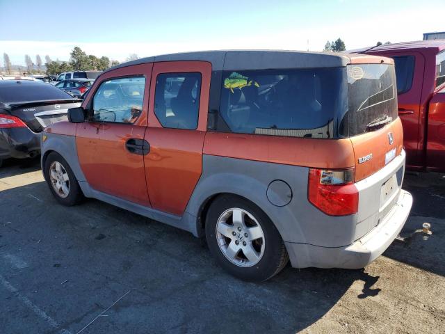 5J6YH28533L049729 - 2003 HONDA ELEMENT EX ORANGE photo 2