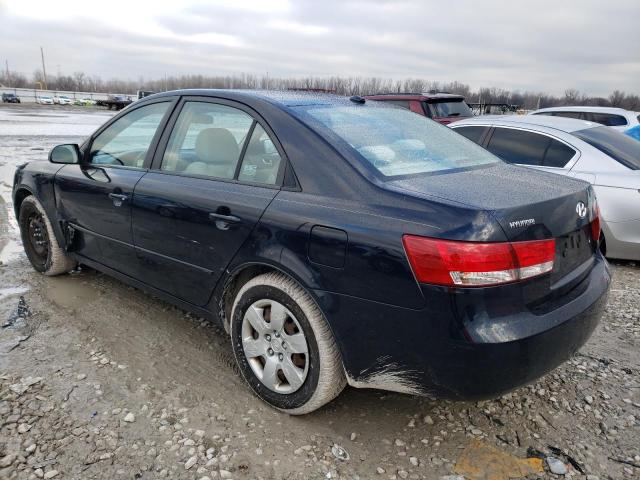 5NPET46C38H352980 - 2008 HYUNDAI SONATA GLS BLUE photo 2