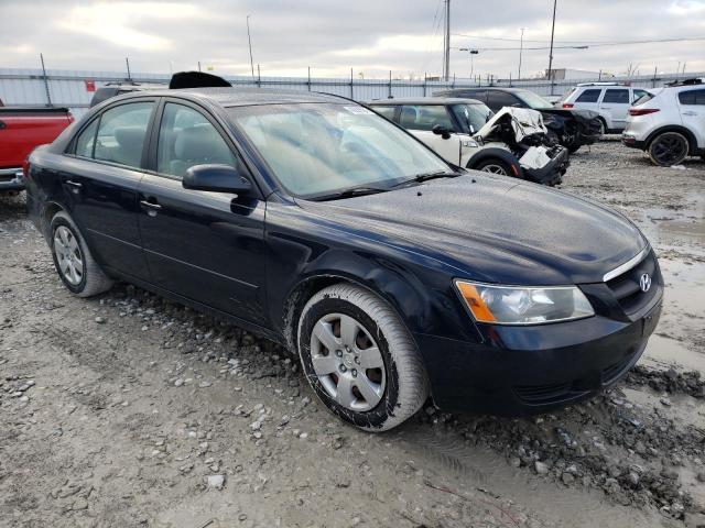 5NPET46C38H352980 - 2008 HYUNDAI SONATA GLS BLUE photo 4