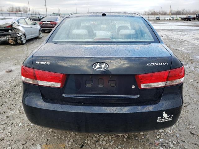 5NPET46C38H352980 - 2008 HYUNDAI SONATA GLS BLUE photo 6