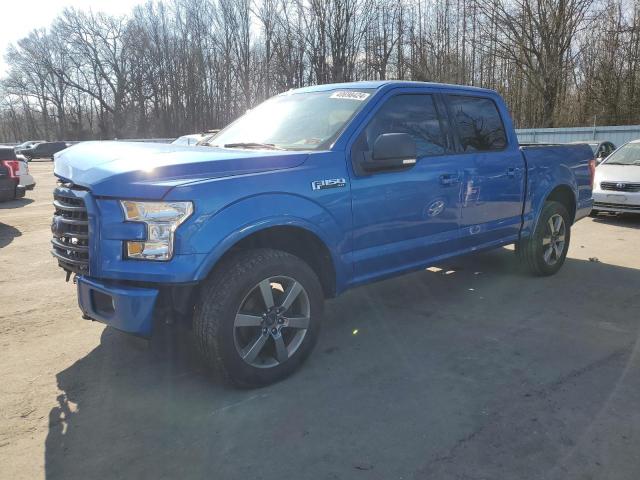 1FTEW1EF4FKE46057 - 2015 FORD F150 SUPERCREW BLUE photo 1