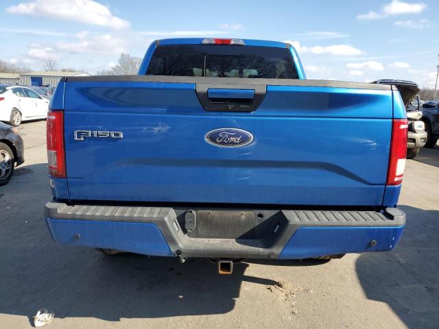 1FTEW1EF4FKE46057 - 2015 FORD F150 SUPERCREW BLUE photo 6