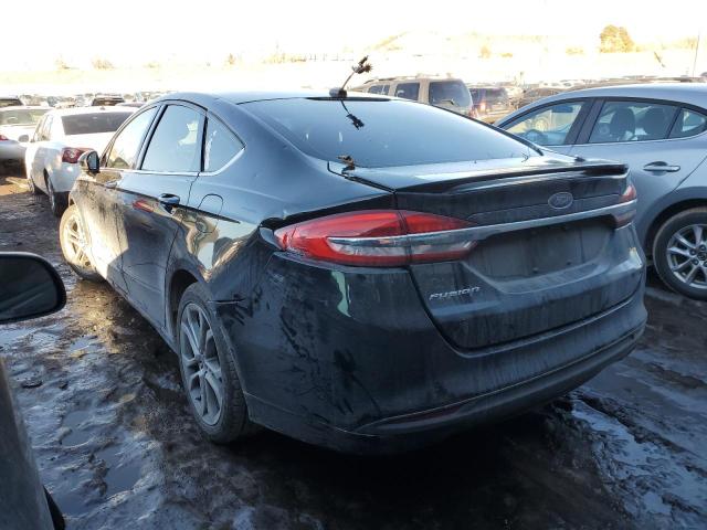 3FA6P0G76HR169479 - 2017 FORD FUSION S BLACK photo 2