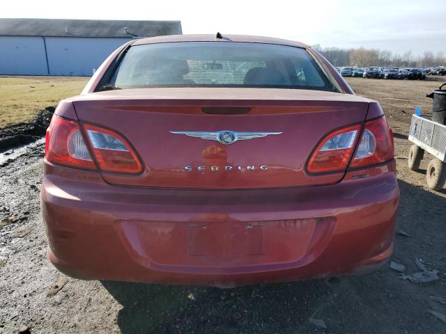 1C3LC56K68N115618 - 2008 CHRYSLER SEBRING TOURING RED photo 6