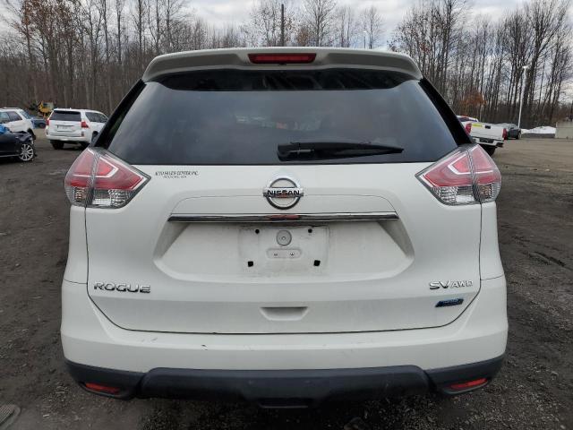 5N1AT2MV9EC762418 - 2014 NISSAN ROGUE S WHITE photo 6