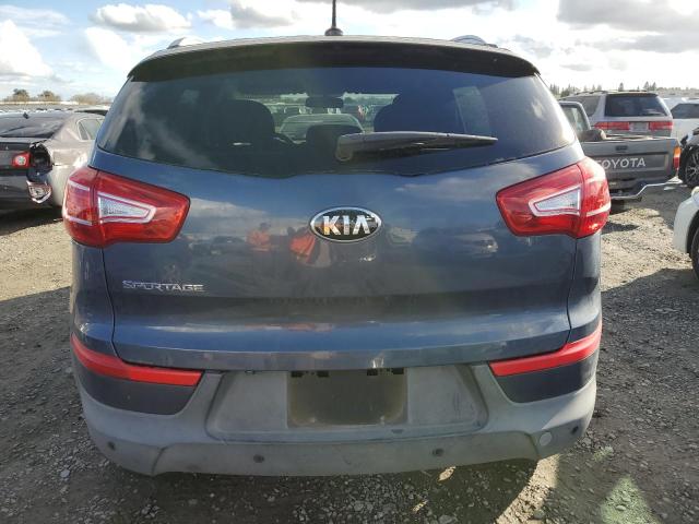 KNDPB3A28D7391115 - 2013 KIA SPORTAGE BASE BLUE photo 6