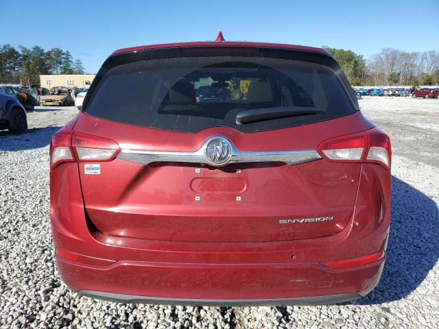 LRBFXCSA4LD080041 - 2020 BUICK ENVISION ESSENCE RED photo 6