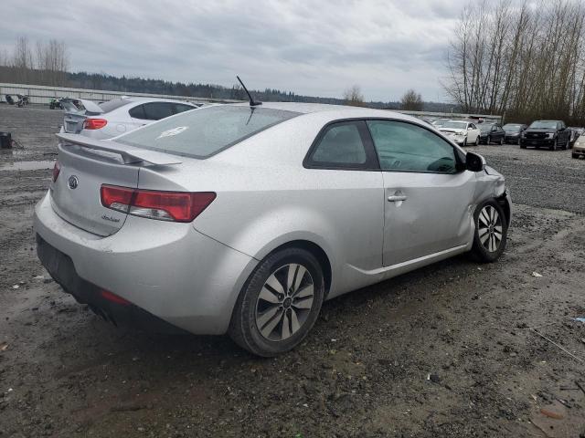 KNAFU6A26D5689131 - 2013 KIA FORTE EX SILVER photo 3