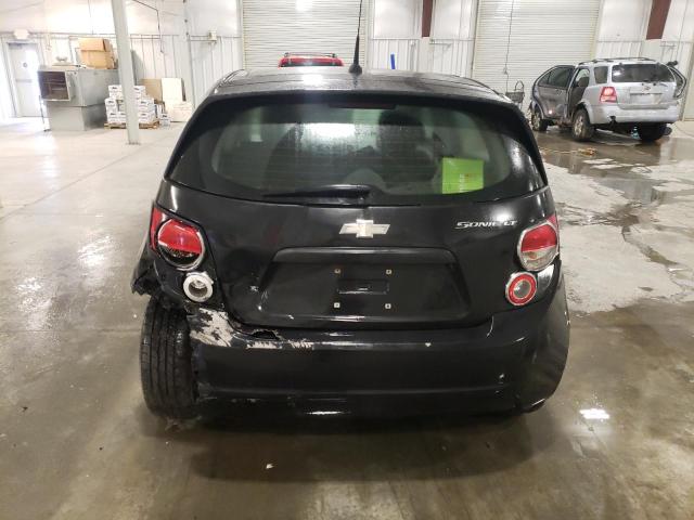 1G1JC6SHXD4206239 - 2013 CHEVROLET SONIC LT BLACK photo 6