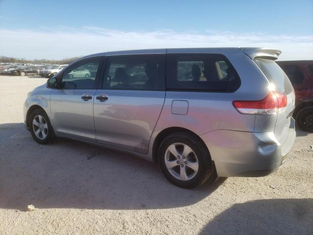 5TDKA3DC8CS010692 - 2012 TOYOTA SIENNA BASE SILVER photo 2