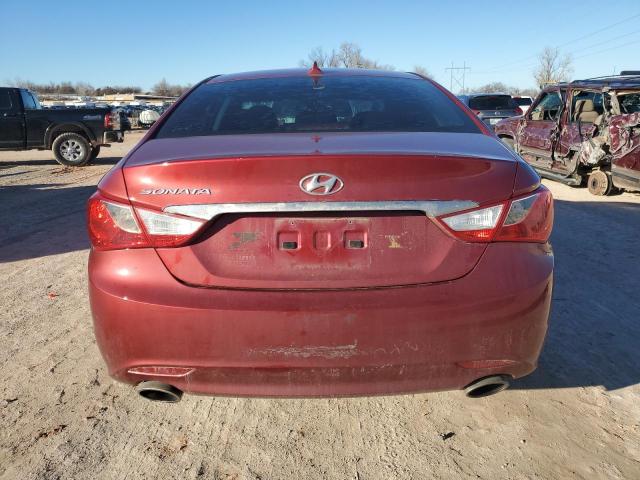 5NPEC4AC9DH549900 - 2013 HYUNDAI SONATA SE RED photo 6