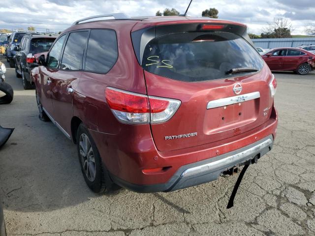 5N1AR2MMXDC664907 - 2013 NISSAN PATHFINDER S RED photo 2