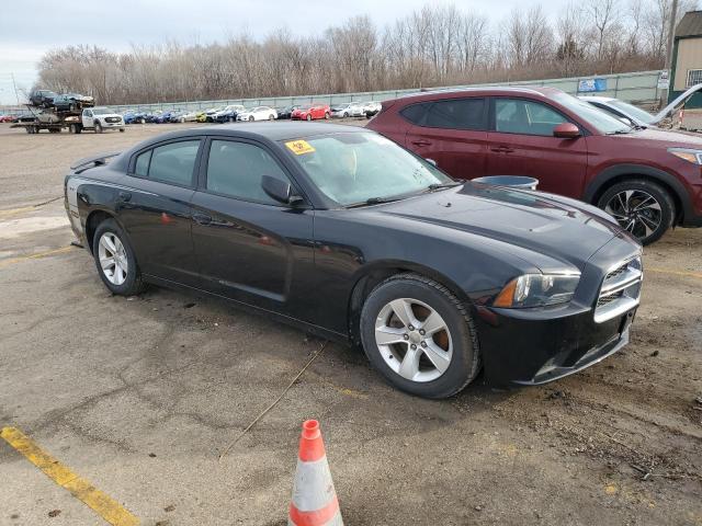 2C3CDXBG6CH214953 - 2012 DODGE CHARGER SE BLACK photo 4