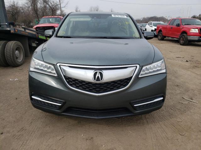 5FRYD3H49EB019668 - 2014 ACURA MDX TECHNOLOGY CHARCOAL photo 5