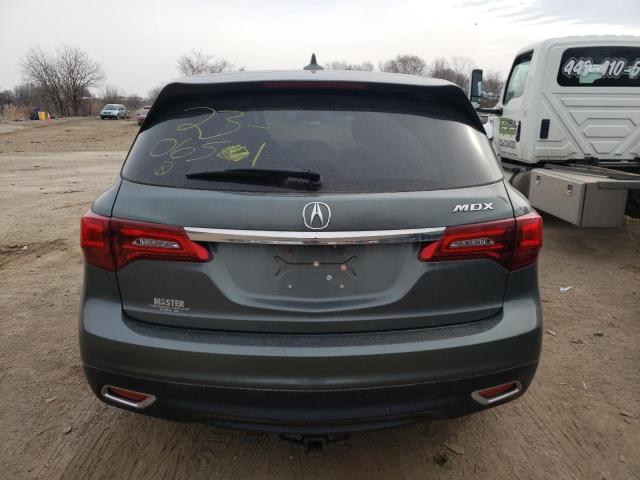 5FRYD3H49EB019668 - 2014 ACURA MDX TECHNOLOGY CHARCOAL photo 6