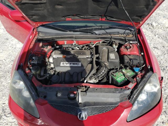 JH4DC54886S016111 - 2006 ACURA RSX RED photo 11