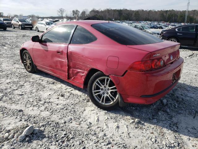 JH4DC54886S016111 - 2006 ACURA RSX RED photo 2