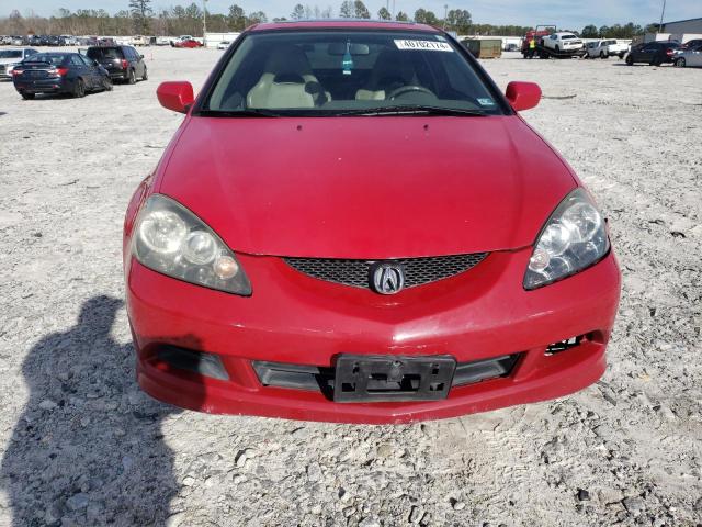 JH4DC54886S016111 - 2006 ACURA RSX RED photo 5