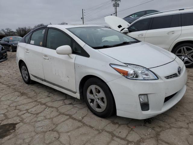 JTDKN3DU5B1444416 - 2011 TOYOTA PRIUS WHITE photo 4