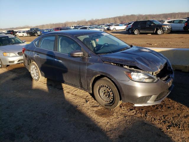 3N1AB7AP3HY219669 - 2017 NISSAN SENTRA S GRAY photo 4