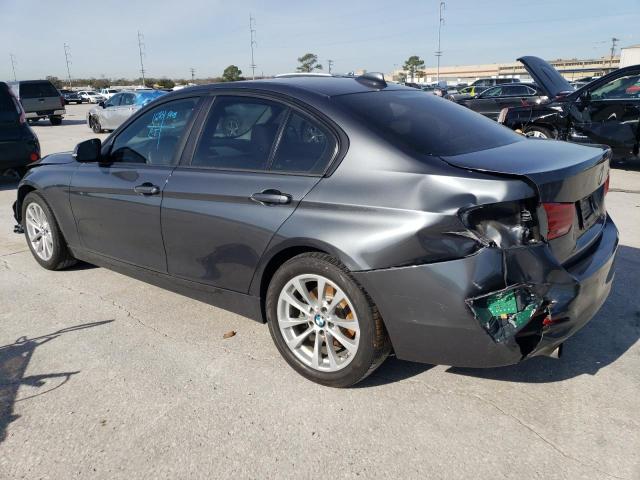 WBA8E1G55GNT36748 - 2016 BMW 320 I GRAY photo 2