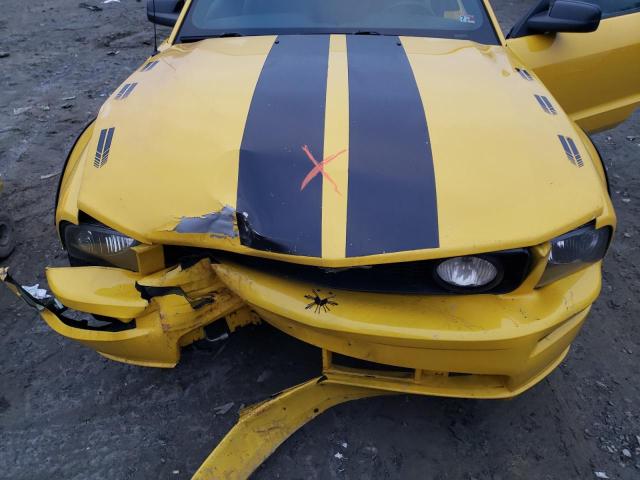 1ZVFT82HX55196510 - 2005 FORD MUSTANG GT YELLOW photo 11