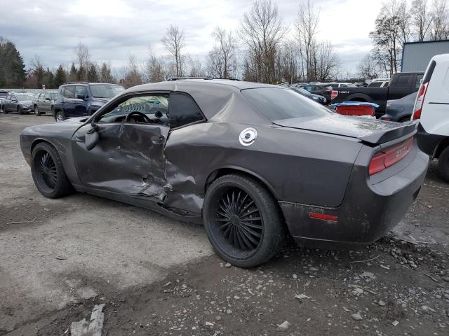 2C3CDYAGXDH511779 - 2013 DODGE CHALLENGER SXT GRAY photo 2