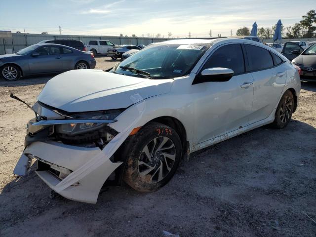 19XFC2F72JE010734 - 2018 HONDA CIVIC EX WHITE photo 1