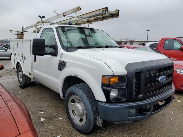 1FDWF30538EC94297 - 2008 FORD F350 SRW SUPER DUTY WHITE photo 4