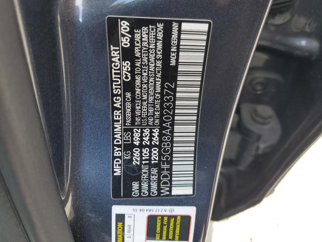 WDDHF5GB8AA023372 - 2010 MERCEDES-BENZ E350 350 GRAY photo 12