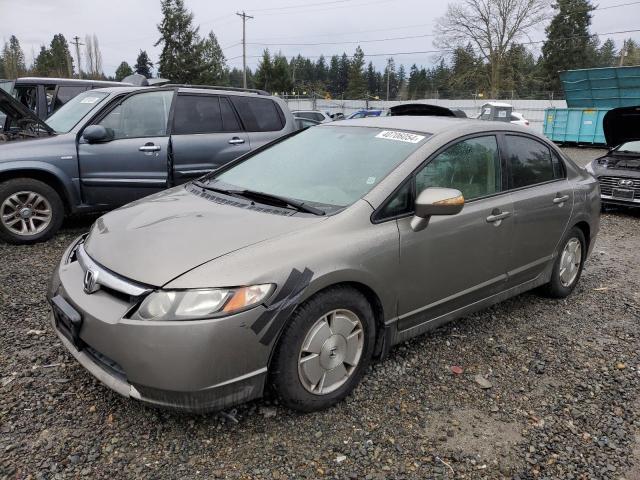 JHMFA36266S013946 - 2006 HONDA CIVIC HYBRID TAN photo 1