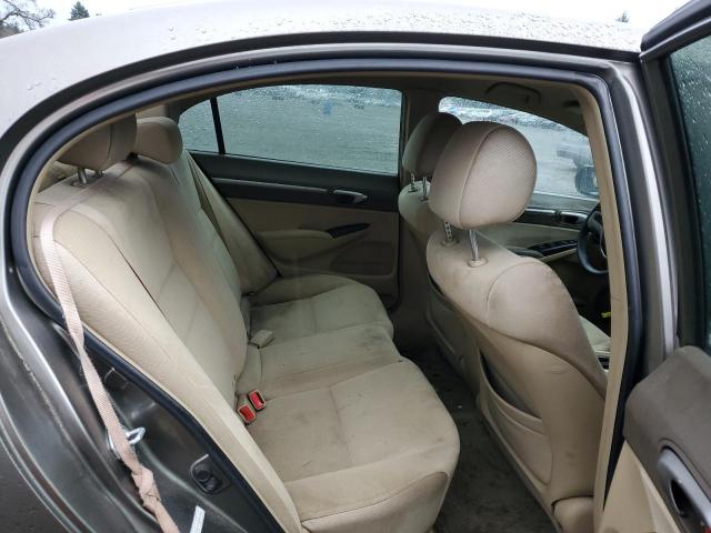 JHMFA36266S013946 - 2006 HONDA CIVIC HYBRID TAN photo 10