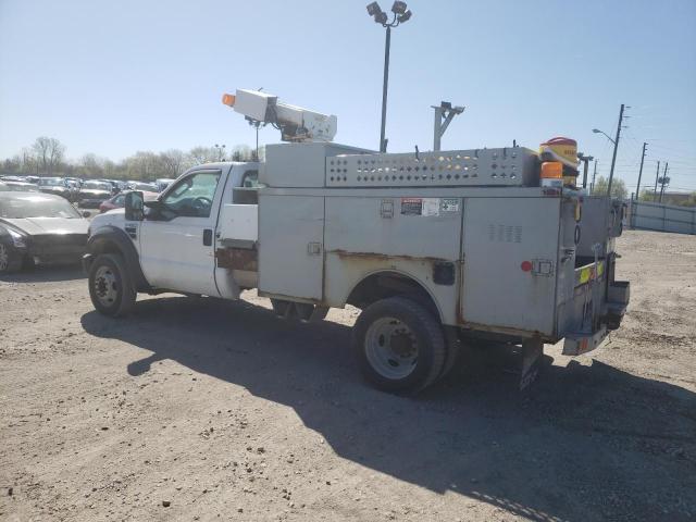 1FD4F46Y28EA84398 - 2008 FORD F450 SUPER DUTY WHITE photo 2